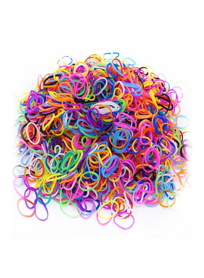 NUDFSY 1250Pcs Bracelet Making Kit,Bracelet Kit,Girls Rainbow Looms Rubber Band Craft Friendship Bracelet Making Loom Band Set With Braiding Tools,Cute Pendants Birthday Gift,Multicolor - Image 3